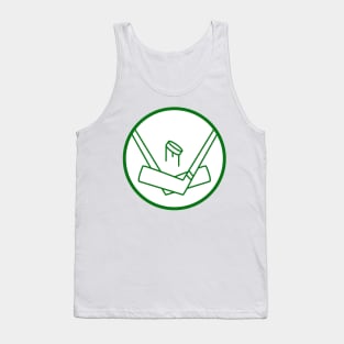 ICE HOCKEY STICK PUCK BATTLE Tank Top